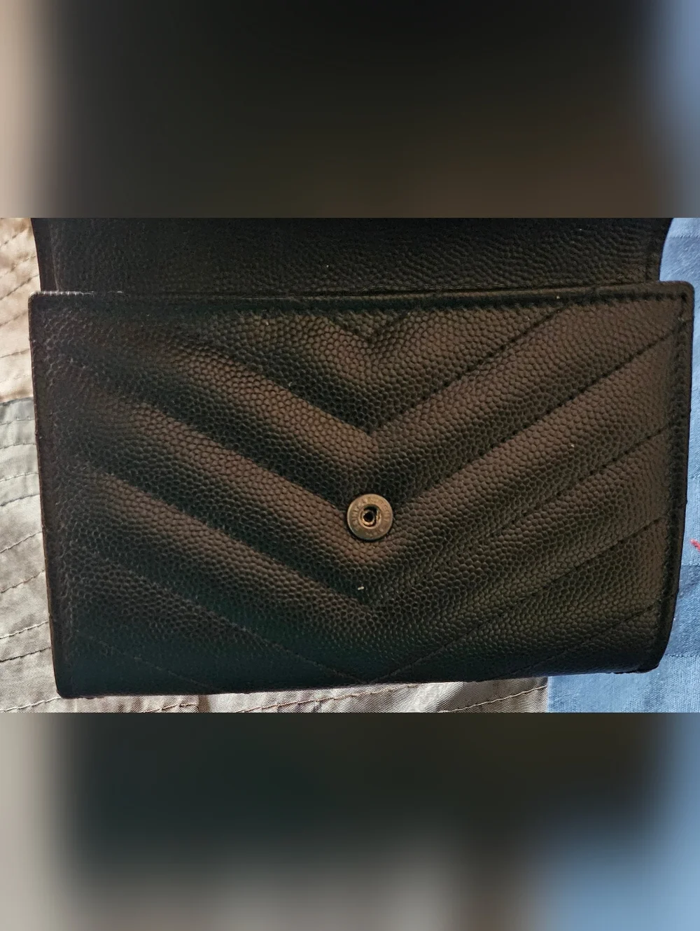 Saint LaurentCassandre Matelass Small Envelope Wallet - Picture 6 of 9
